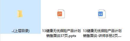泰康健康无忧保险产品计划销售面谈含讲师手册.rar