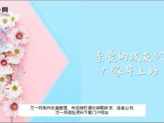 百花争艳春天早会模板10页.ppt