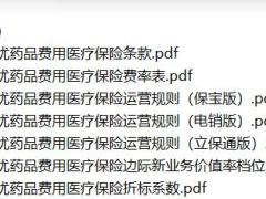 太平药无忧药品费用医疗保险条款费率运营规则折标系数.zip