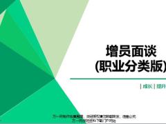 增员面谈五类人群增员面谈逻辑职业分类版23页.pptx