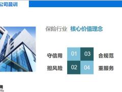保险公司早会示例流程模板24页.pptx