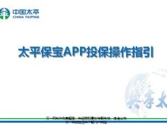 太平保宝APP功能简介投保流程其他功能21页.pptx