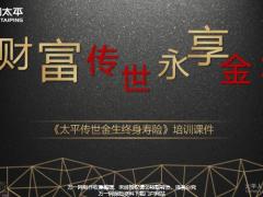 太平传世金生终身寿险产品运营案例篇16页.pptx