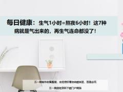 每日健康生气1小时等于熬夜6小时15页.ppt