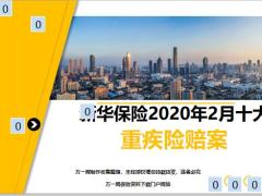 新华保险2020年2月十大重疾险赔案12页.ppt