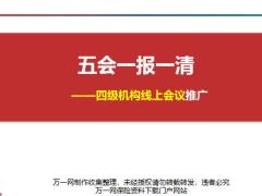 五会一报一清四级机构线上会议推16页.pptx