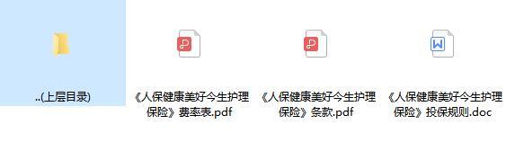 人保健康新品美好今生条款费率投保规则.zip