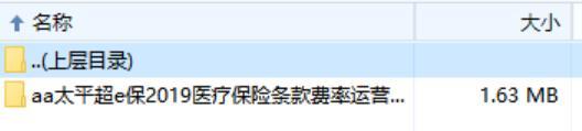 太平超e保2019医疗保险条款费率运营规则.zip