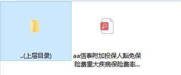 信泰附加投保人豁免保险费重大疾病保险费率表.zip