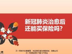 新冠肺炎治愈后还能买保险吗13页.pptx