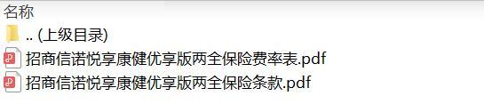 招商信诺悦享康健优享版两全保险条款费率.zip