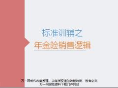 主管标准训辅之年金险销售逻辑课件20页.pptx