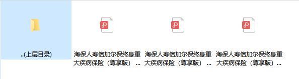 海保人寿倍加尔保终身重大疾病保险尊享版条款费率运营规则.rar