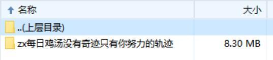 每日鸡汤没有奇迹只有你努力的轨迹.zip