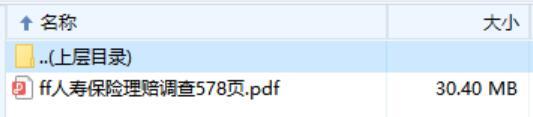 人寿保险理赔调查578页.zip