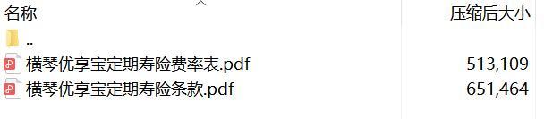 横琴优享宝定期寿险条款费率.zip
