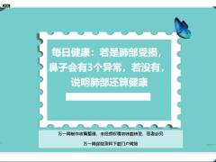 每日健康若是肺部受损鼻子会有3个异常若没有说明肺部还算健康15页.ppt