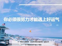 每日鸡汤你必须很努力才能遇上好运气.zip