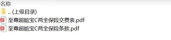 太平洋至尊超能宝C两全保险条款费率表.rar