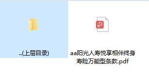 阳光人寿悦享相伴终身寿险万能型条款.rar