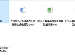 阳光人寿臻鑫倍致终身寿险条款费率现金价值表投保规则.rar
