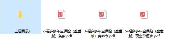 北大方正人寿福多多年金保险盛世版条款费率现金价值表.rar