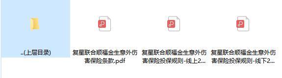 复星联合顺福金生意外伤害保险条款投保规则.rar