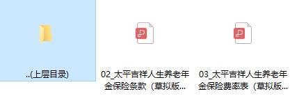太平吉祥人生养老年金保险条款费率表.rar