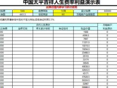 太平吉祥人生利益演示表速查表.xlsx