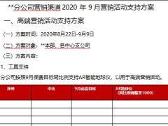 分公司营销渠道2020年9月营销活动支持方案4页.pptx