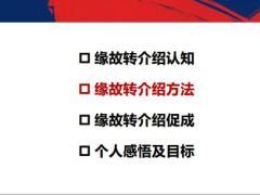 分享缘故转介绍认知方法促成个人感悟目标20页.pptx
