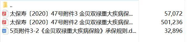 太保寿金贝双禄重大疾病保险条款费率表承保规则.rar