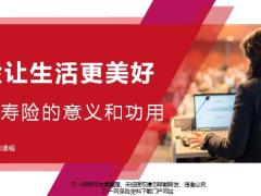 寿险的意义和功用五大风险解决问题47页.pptx