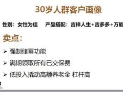 太平吉祥如意三十岁人群客户画像需求分析销售逻辑19页.pptx