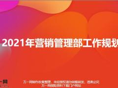 2021年营销管理部工作规划37页.pptx