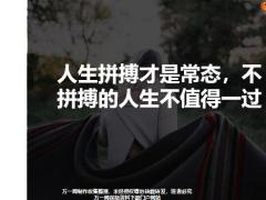 人生拼搏才是常态不拼搏的人生不值得一过23页.pptx