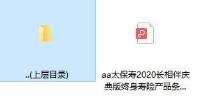 太保寿2020长相伴庆典版终身寿险产品条款.rar