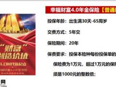 幸福财富4.0年金保险产品解析特色案例分析销售资格27页.pptx