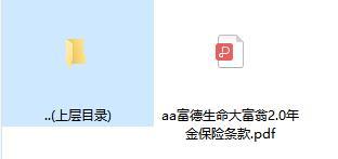 富德生命大富翁2.0年金保险条款.rar