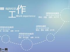 动态蓝色求职报告简历PPT模板20页.pptx