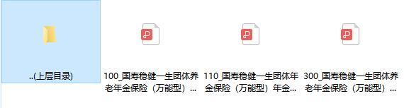 国寿稳健一生团体养老年金保险万能型条款费率.rar