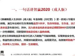 泰康智赢2020手指操成人版少儿版年金账户解析34页.pptx