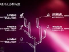紫红色工作总结PPT模板20页.pptx