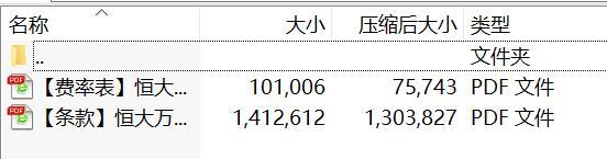 恒大万年欣尊享版终身重大疾病保险条款费率.rar