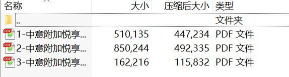 中意附加悦享安康两全保险条款费率现金价值.rar