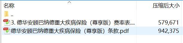 德华安顾巴纳德重大疾病保险尊享版条款费率.rar