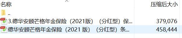 德华安顾芒格年金保险2021版分红型条款费率.rar