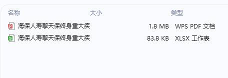 海保人寿擎天保终身重大疾病保险2021版条款费率.rar