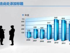 动态蓝灰色工作总结PPT模板42页.pptx
