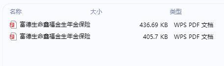 富德生命鑫福金生年金保险条款费率.rar